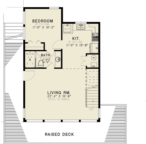 Contemporary Plan with Bunk Loft