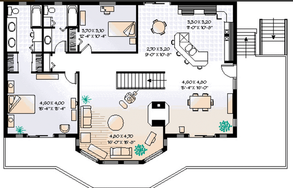 Lake House Plan with Lots of Windows