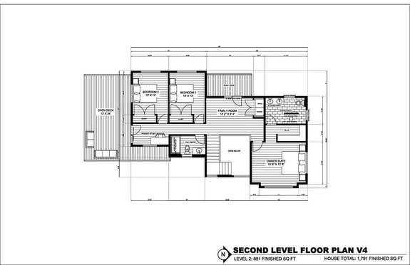 Sleek House Plan with Three Decks