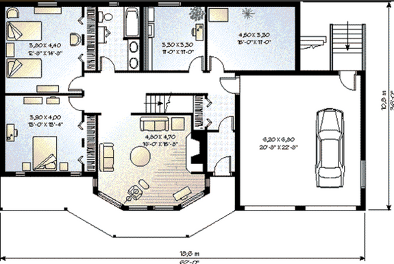 Lake House Plan with Lots of Windows