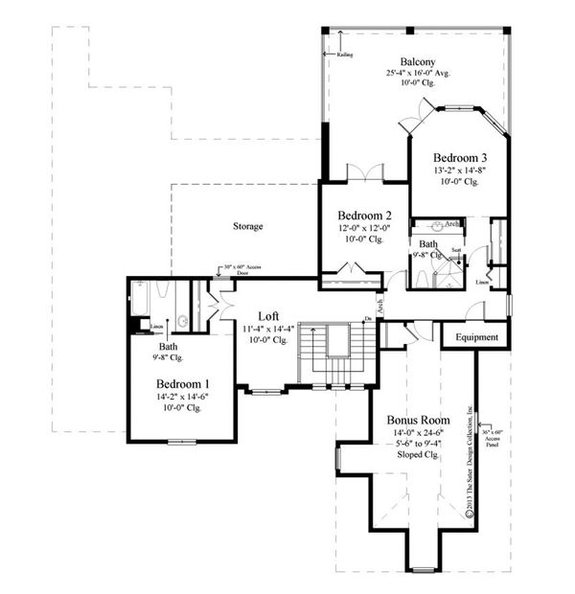 Large House Plans from the Sater Design Collection