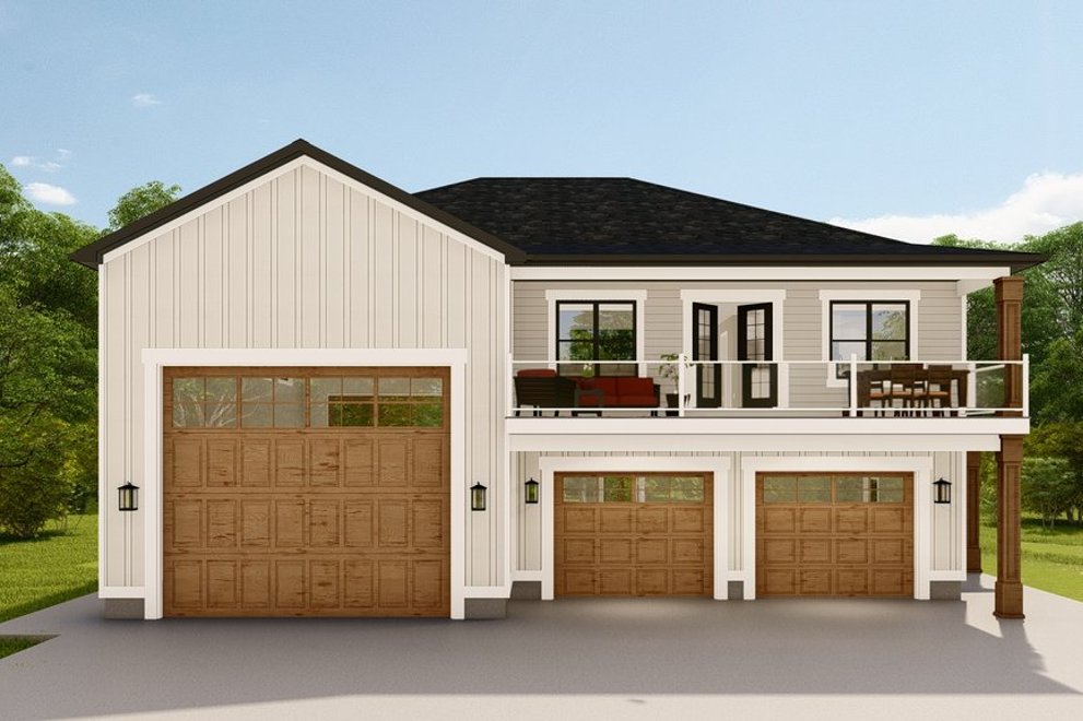 Victorian 3 Car Garage Plans