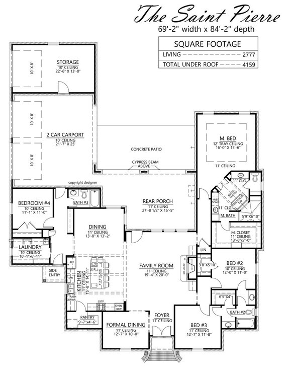 Four-Bedroom Southern Design