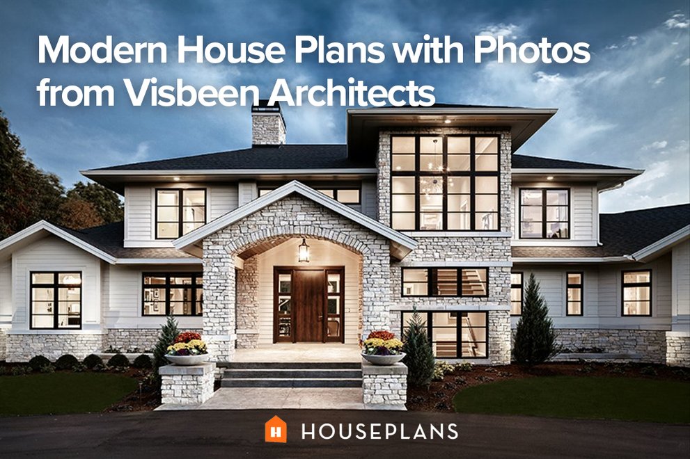 Modern House Plans with Photos from Visbeen Architects