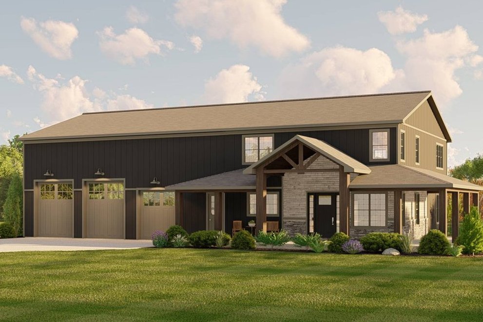 4 Bedroom Barndominium Floor Plans