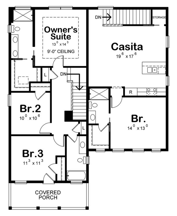 2,597 Sq. Ft. with a Flexible Casita Above the Garage