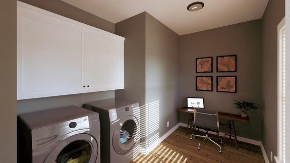 1,402 Square Feet with 3 Beds and a Pocket Office