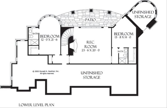 House Plan Design - Don Gardner Walkout Basement House Plans