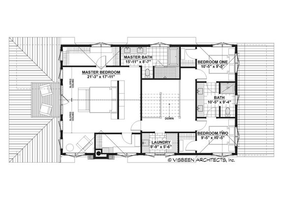 Cottage Style Plan with a Modern Edge
