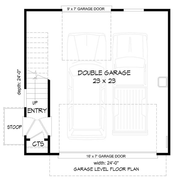 Handy Garage Apartment Plan