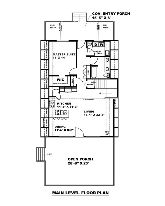 Small Cabin House Plans with Loft and Porch for Fall