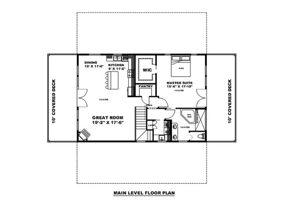 Country 5 Car Garage Plan