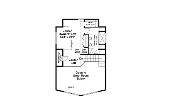 Open Concept Modern Cabin Floor Plans