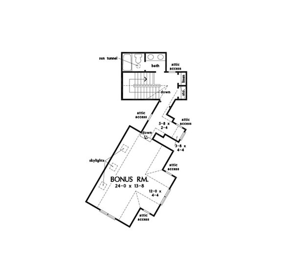 Craftsman Farmhouse Plan with Spacious Bonus Room