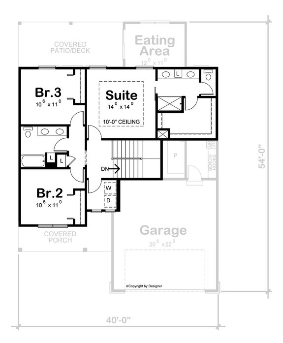 Modern Plan with Flex Room