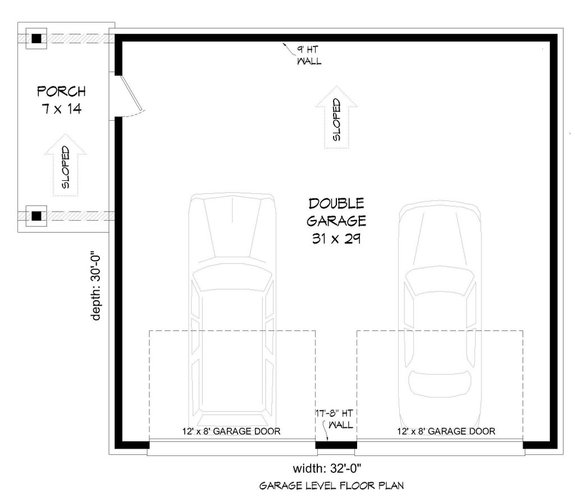 Double Garage Plan