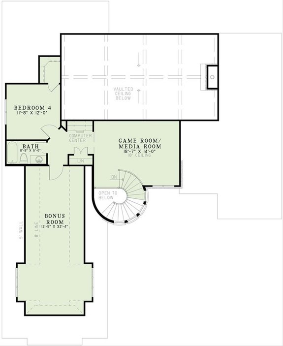Four-Bedroom Castle Floor Plan