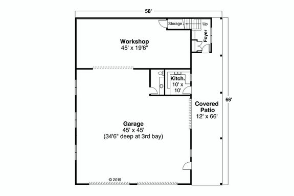 Craftsman Plan with Workshop