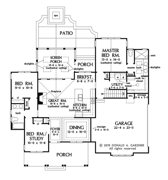 Modern Bungalow House Floor Plan - 3 Bedrooms and 2 Bathrooms - YouTube