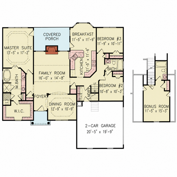 Split-Bedroom Design