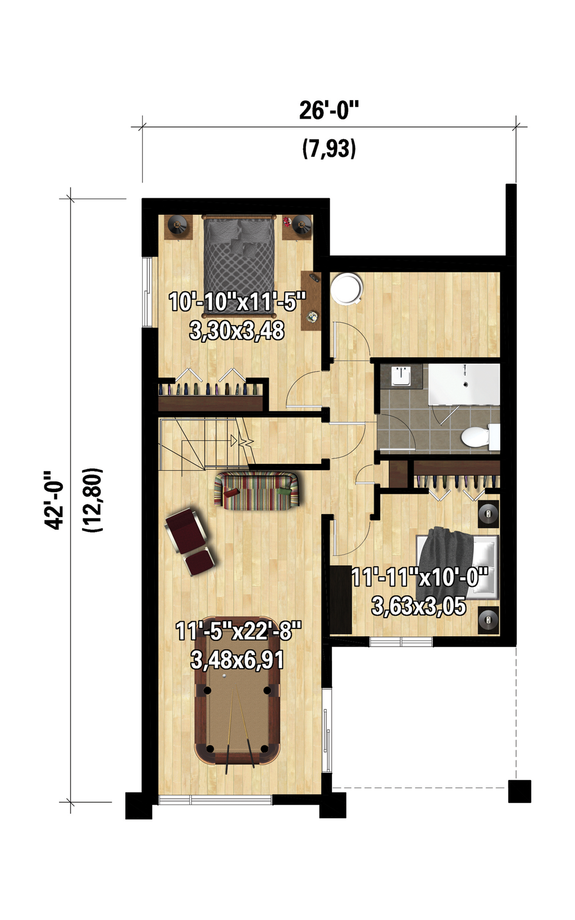 House Plan Design - 12 Contemporary-Modern House Plans: Small & Luxury Designs