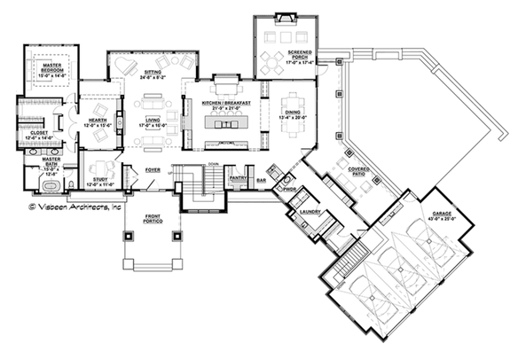Modern House Plans with Photos from Visbeen Architects