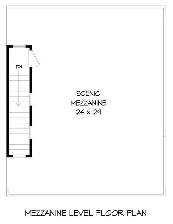 Rooftop Deck House Plan with Extra Suite Downstairs