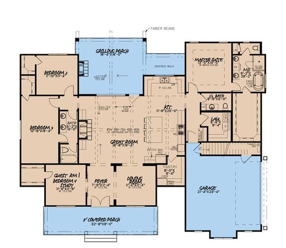 Single-Story Barndominium