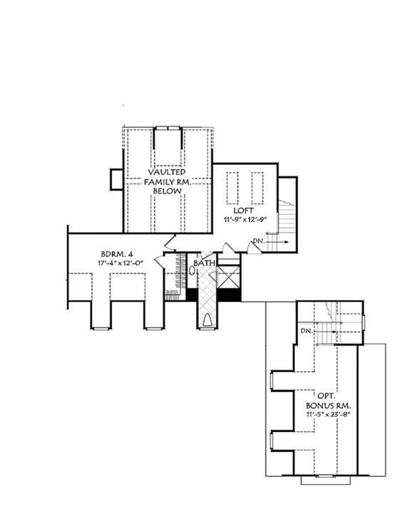 Cape Cod Plan with Country Style