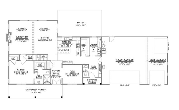 Two-Story House Plan with Three-Car Garage