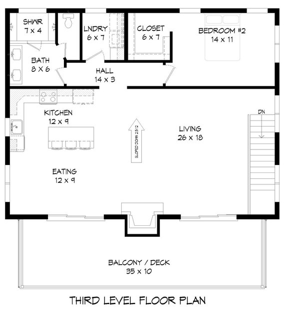 Contemporary Garage with Apartment