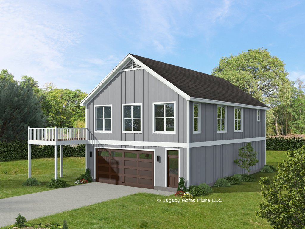 40' x 60' Shop House Plans