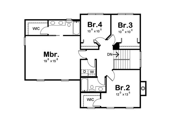 Two-Story Farmhouse Plan