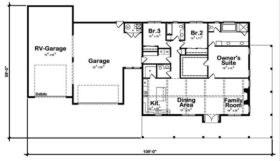 Barndominium Plan with Wraparound Porch