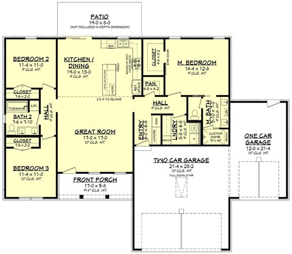 New House Plan with Ranch Style