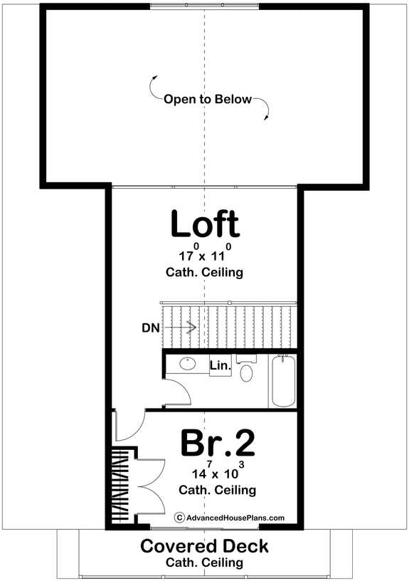 A-Frame Plan with Loft