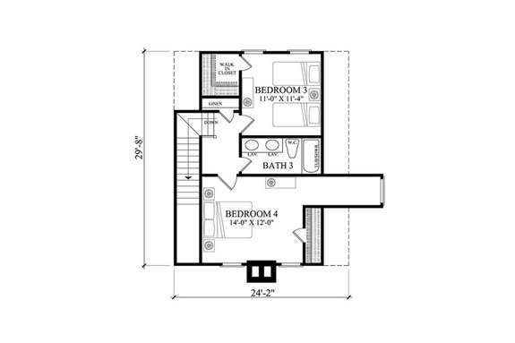 Barndominium Floor Plan with Outdoor Space