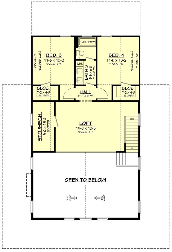 Farmhouse Plan with Wraparound Porch