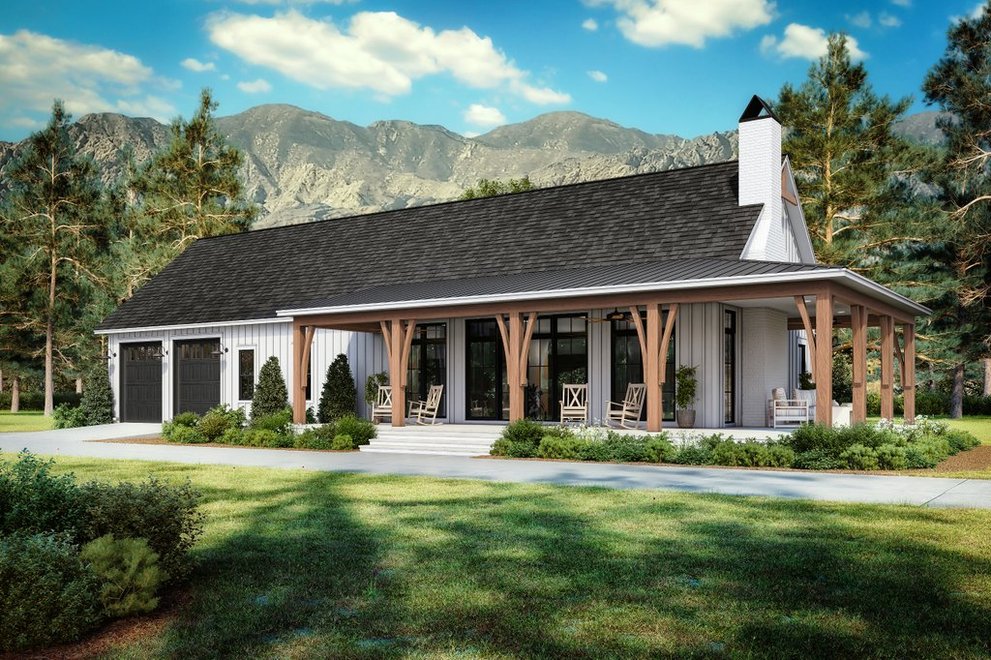 Trending: 3 Bedroom Open-Concept Barndominium Plans