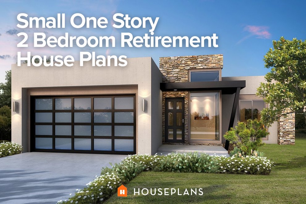 Small One Story 2 Bedroom Retirement House Plans - Houseplans Blog