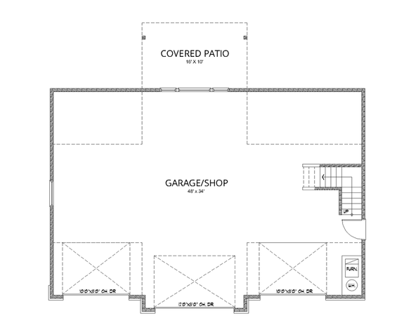 Classic Garagedominium Plan