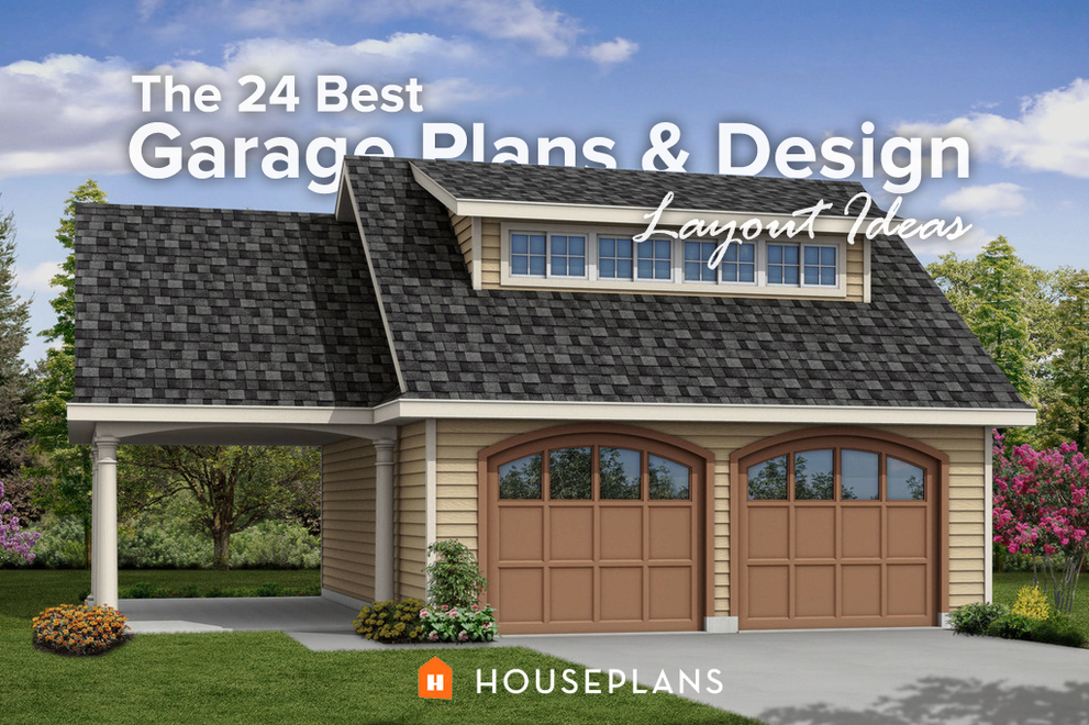 The 24 Best Garage Plans Design Layout Ideas Houseplans Blog Com - Cost To Add A Bedroom And Bathroom Over Garage Door