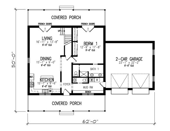 Simple Farmhouse Plan