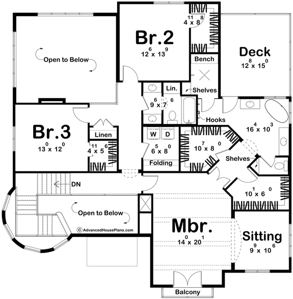 Flexible Modern Victorian Plan