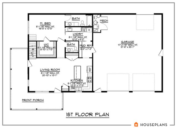 3 Bedroom Barndominium Floor Plans, House Plans & Designs
