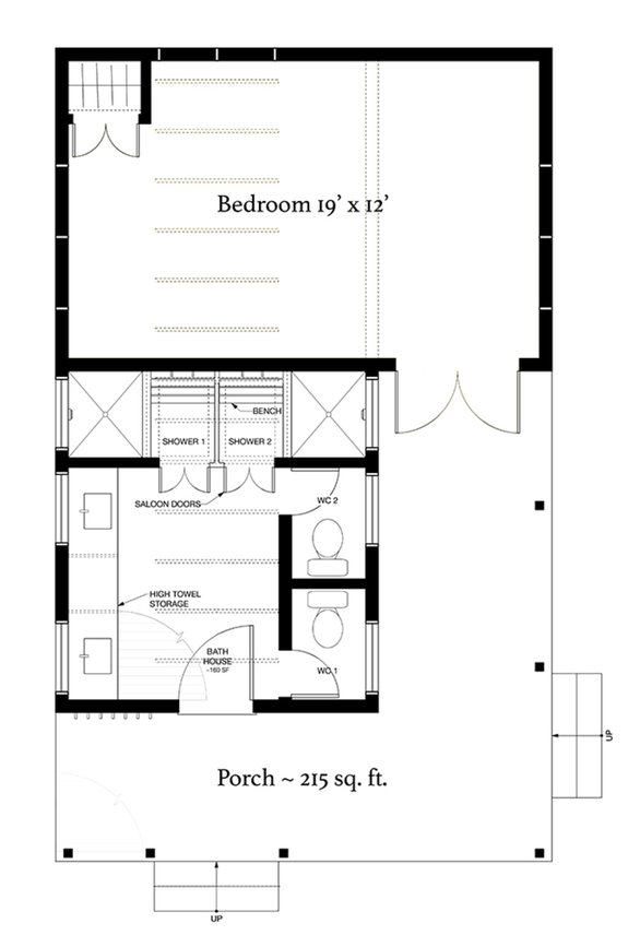 Tiny House Plans That Are Big On Style, Small House 12×24 Tiny Floor Plans