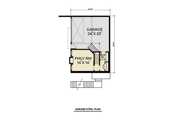 Modern House Plan with Three Levels
