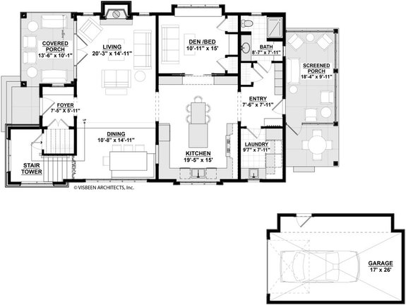 Elegant Cottage Plan