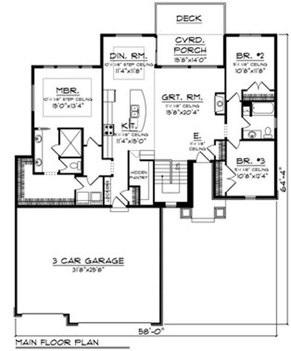 Ranch House Plans With Open Floor Blog Homeplans Com
