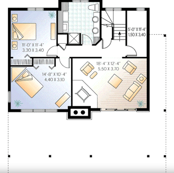 Open Concept Modern Cabin Floor Plans Houseplans Blog ...